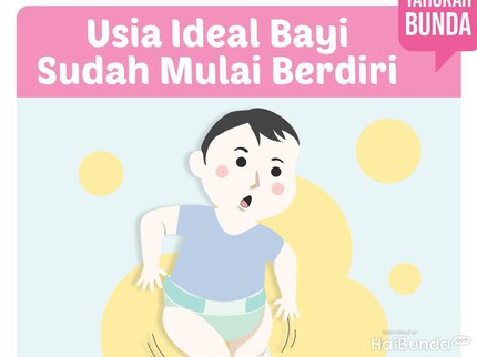 Usia Ideal Bayi Sudah Mulai Berdiri