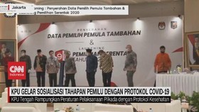 VIDEO: KPU Sosialisasi Tahapan Pemilu Dengan Protokol Corona