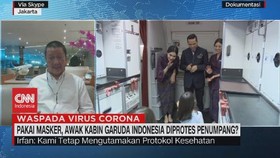 VIDEO: Pakai Masker, Pramugari Diprotes Penumpang
