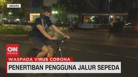 VIDEO: Penertiban Pengguna Jalur Sepeda