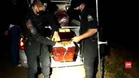 VIDEO: 300 Kilogram Ganja Ditemukan dalam Peti Korban Covid