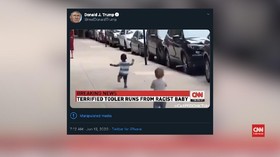 VIDEO: Unggahan Trump di Twitter Dilabeli sebagai Video Palsu
