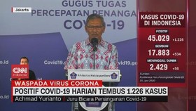 VIDEO: Positif Covid-19 Harian Tembus 1.226 Kasus