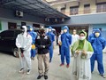 Kemnaker Adakan Penyemprotan Disinfektan di Cakung