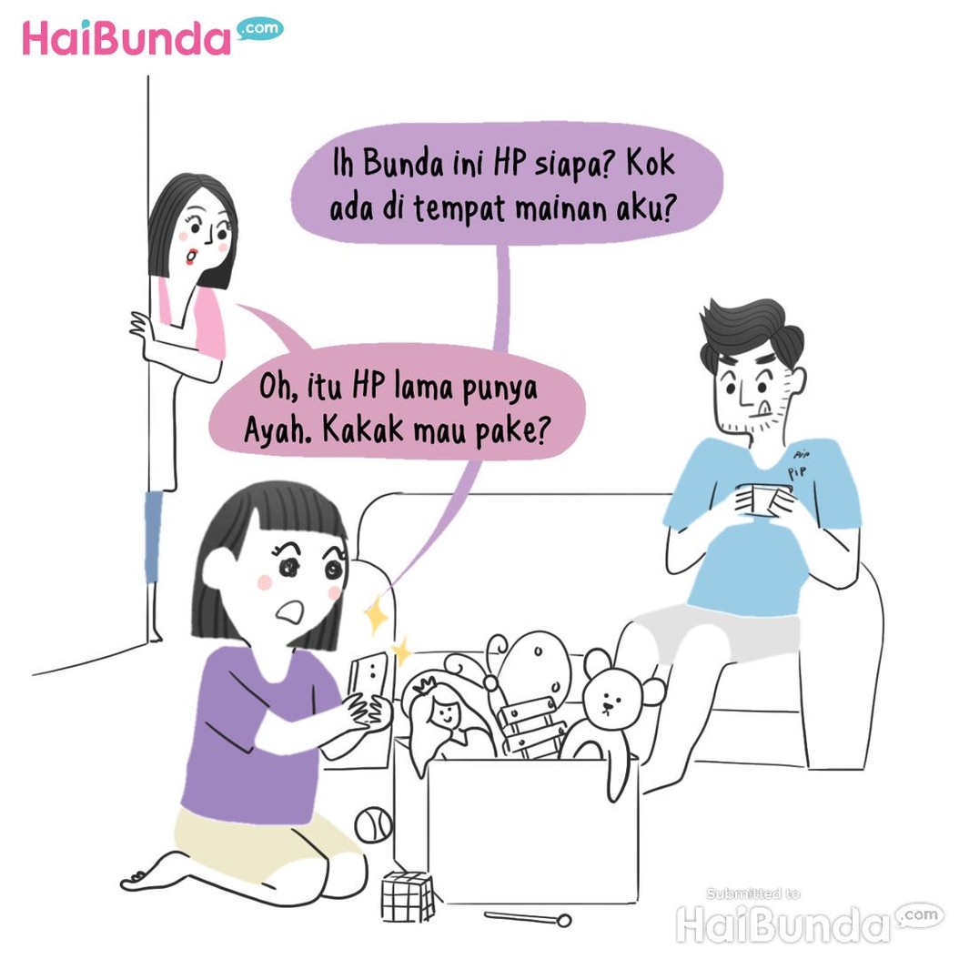 Komik HP baru kakak