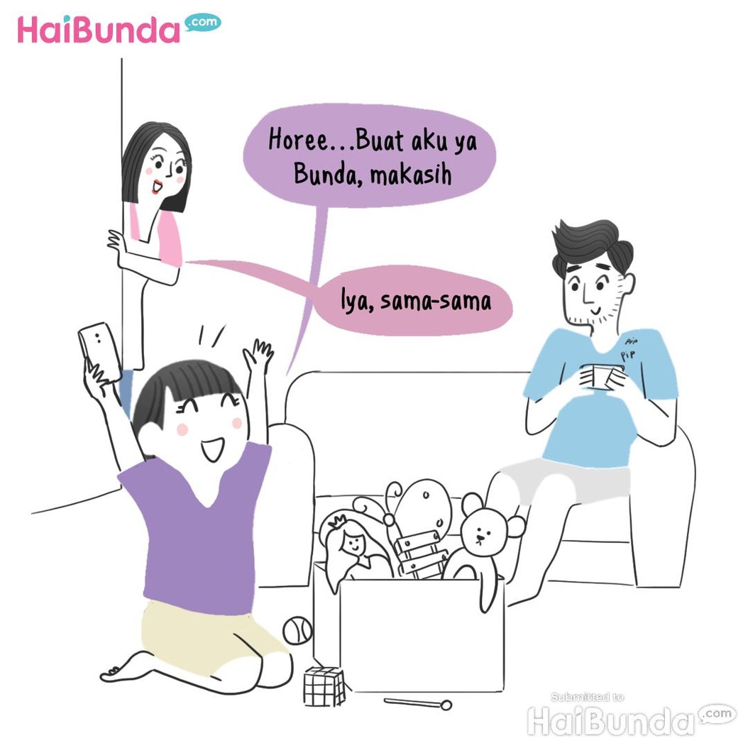 Komik HP baru kakak