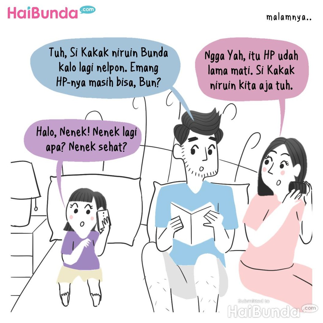 Komik HP baru kakak