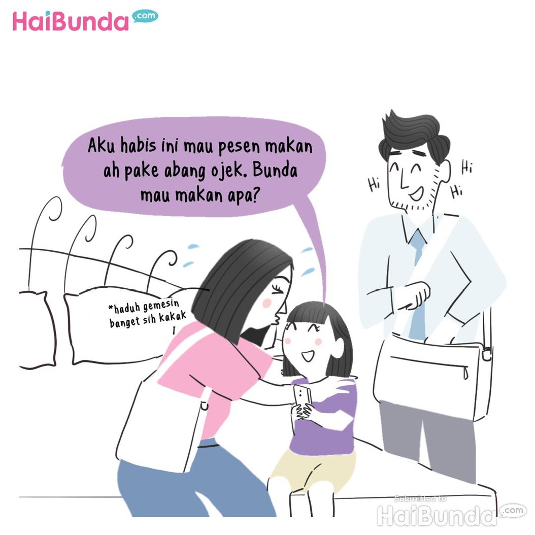 Komik HP baru kakak