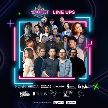 NOAH, Rossa, hingga Weird Genius Ramaikan Konser Online NENO FEST