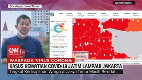 VIDEO: Kasus Kematian Covid-19 Jatim Lampaui Jakarta