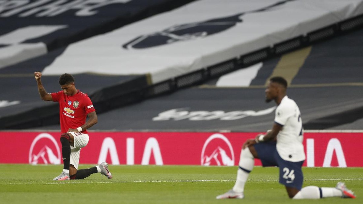 FOTO: Tottenham Imbang Lawan MU