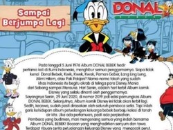 Sayonara Majalah Donald Bebek Indonesia