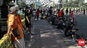Dishub Sebut CFD di DKI Dipadati Lebih dari 40 Ribu Orang