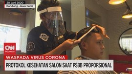 VIDEO: Protokol Kesehatan Salon Saat PSBB Proposional