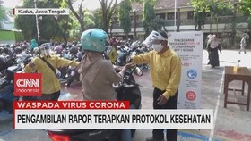 VIDEO: Pengambilan Rapor Terapkan Protokol Kesehatan