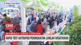 VIDEO: Rapid Test Wisatawan di Kawasan Puncak