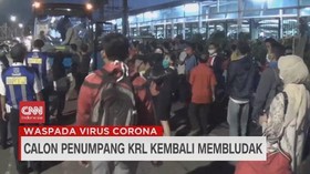 VIDEO: Calon Penumpang KRL Kembali Membludak