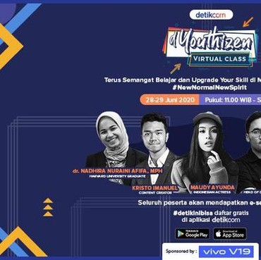 Siap-siap, Kelas d'Youthizen Virtual Class Hadir Lagi Akhir Juni
