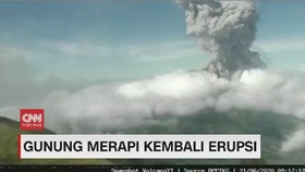 VIDEO: Gunung Merapi Kembali Erupsi