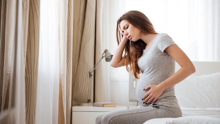pregnant young woman