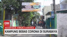 VIDEO: Kampung Bebas Corona di Surabaya