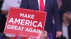 VIDEO: Kampanye Terbuka Pilpres Trump Minim Peserta