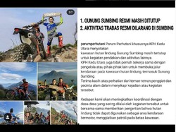 Biarkan Doni Tata cs Trabas di Gunung Sumbing, Basecamp Minta Maaf