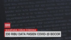 VIDEO: 230 Ribu Data Pasien Covid-19 Bocor