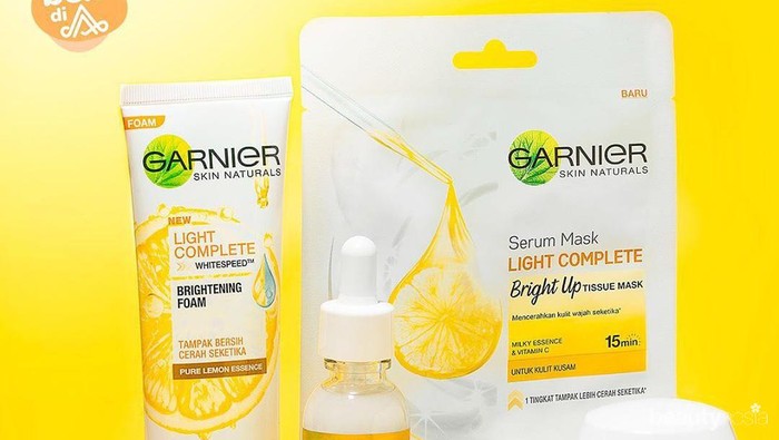 Garnier Bright Up Sheet Mask untuk new normal