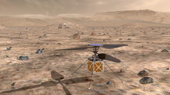 Helikopter nasa yang bakal terbang di Mars.
