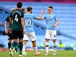 Man City Unggul 3-0 Atas Burnley di Babak Pertama