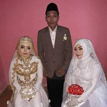 Modal Mas Kawin Rp2 Juta, Pria Ini Nikahi 2 Wanita Sekaligus
