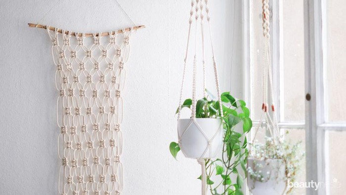 DIY Hiasan  Tali Macrame Wall Sulap Ruangan  Jadi Lebih Cantik 