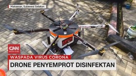 VIDEO: Drone Penyemprot Disinfektan