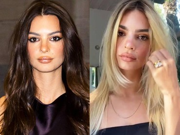 Bikin Pangling, Emily Ratajkowski Ubah Penampilan dengan Rambut Pirang