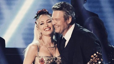 Ikut Bantu Besarkan Anak, Gwen Stefani Bersyukur Pacari Blake Shelton