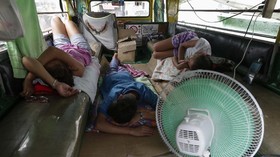 FOTO: Nestapa Sopir Jeepney Filipina di Tengah Pandemi