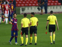 Duh, Messi... Di Akhir Pekan Dorong Lawan, Kini Main Injak