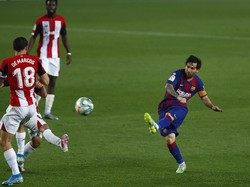 Barcelona Vs Bilbao: Messi Injak Pemain Lawan