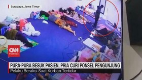VIDEO: Pura-Pura Besuk Pasien, Pria Curi Ponsel Pengunjung