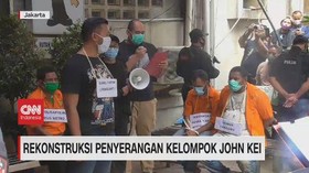 VIDEO: Rekonstruksi Penyerangan Kelompok John Kei