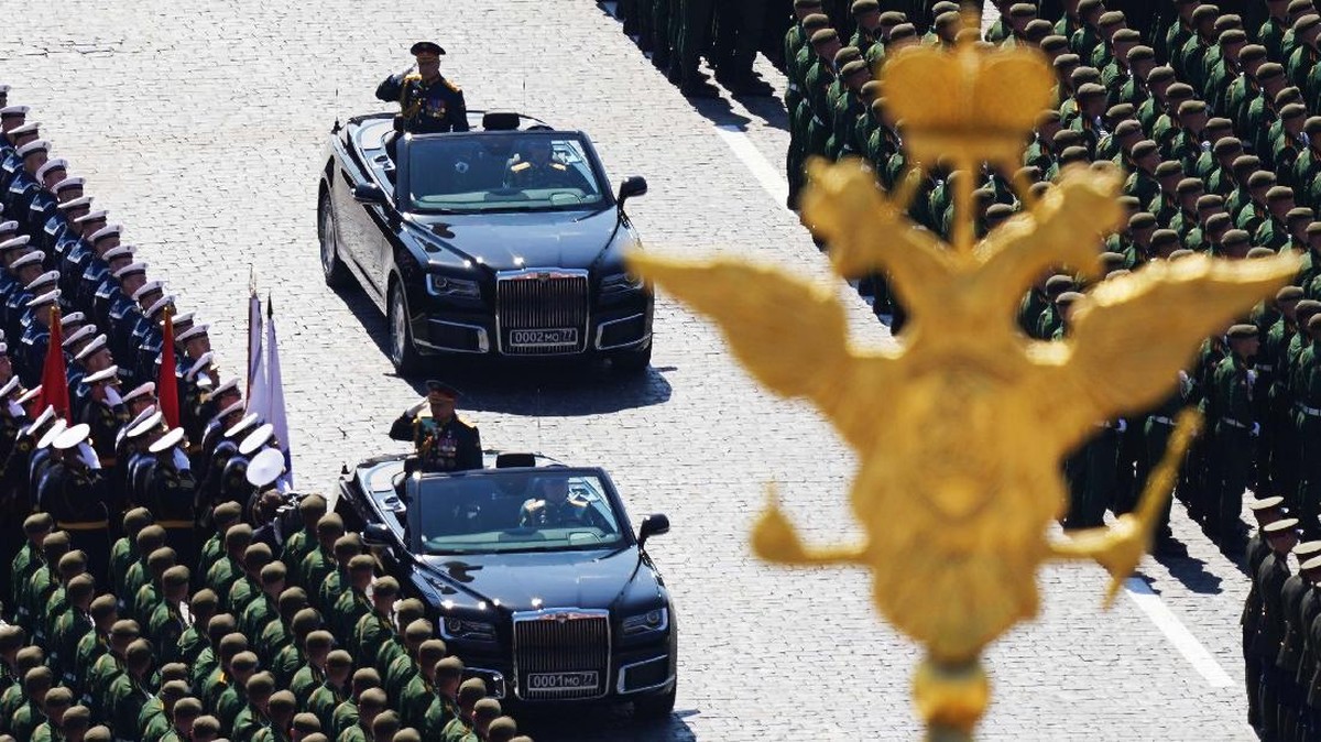 FOTO: Parade Kemenangan Rusia dari Nazi Jerman Kala Pandemi