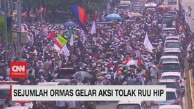VIDEO: Sejumlah Ormas Gelar Aksi Tolak RUU HIP