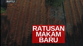 VIDEO: Brazil Buka Ratusan Makam Baru Untuk Korban Covid-19