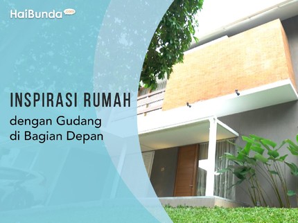 Inspirasi Rumah dengan Gudang di Bagian Depan