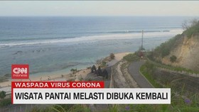 VIDEO: Wisata Pantai Melasti Dibuka Kembali
