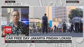 VIDEO: Car Free Day Jakarta Pindah Lokasi