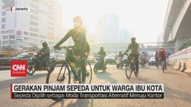 VIDEO: Gerakan Pinjam Sepeda untuk Warga Ibukota