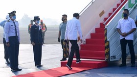 Jokowi Kunker ke Kalteng Saat Demo Omnibus Law Menuju Istana