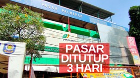 VIDEO: Pasar Palmerah Ditutup 3 Hari
